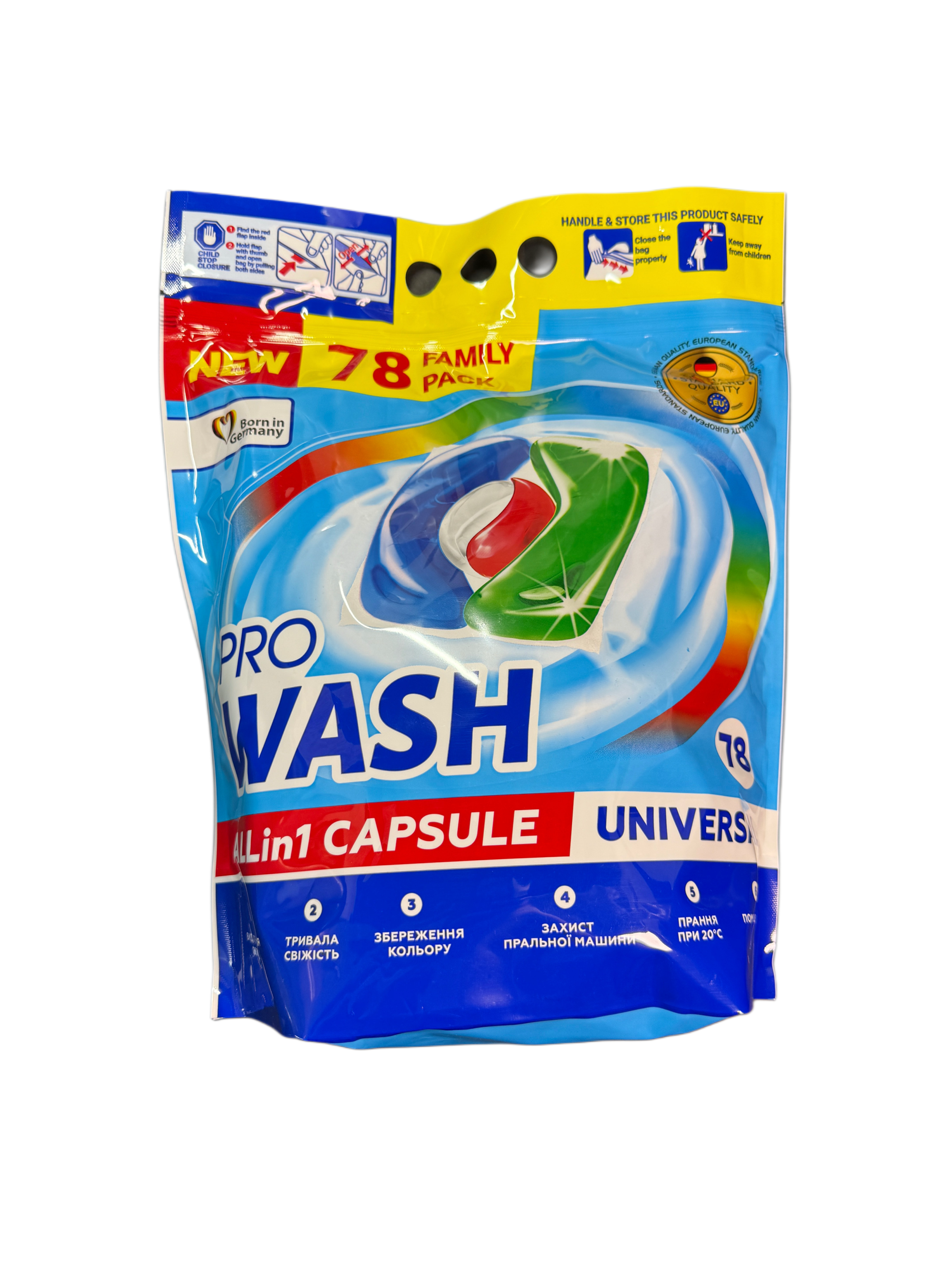 ALLin1 Univesrsālās Veļas Mazgāšanas tabletes Prp Wash. 78 kaspulas