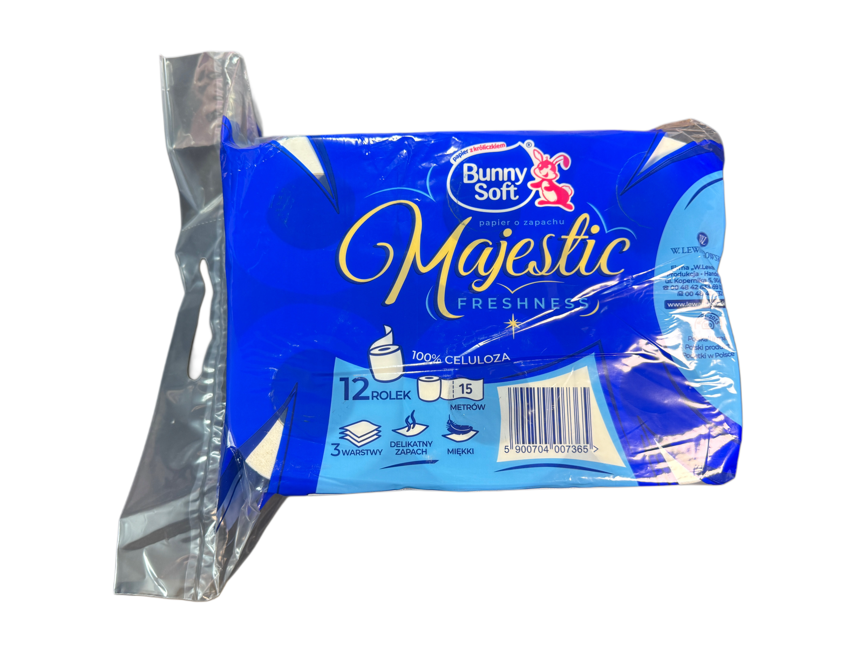 Tualetes Papīrs, Majestick Bunny Soft 3x kārtas, 12.gab