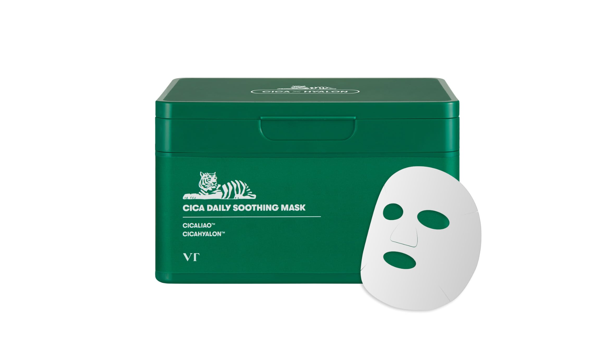 Vt Cosmetics Cica ikdienas nomierinošā maska ​​- 30 lapas